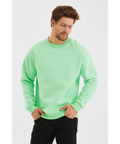 Bisiklet Yaka Basic Sweatshirt